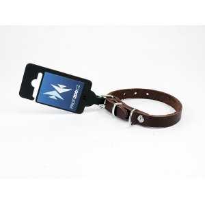 PROFIZOO Obojok GRAZL (12mm x 30cm) hnedá