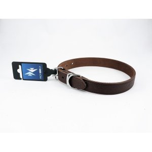 PROFIZOO Obojok GRAZL - vzor žaluď (22mm x 55cm) hnedá