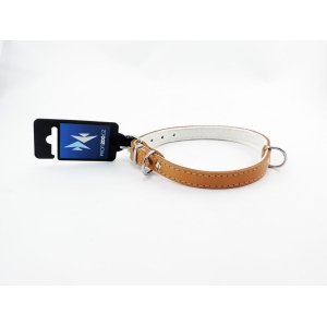PROFIZOO Obojok STELLA podšitý filcom (16mm x 40cm) prírodný