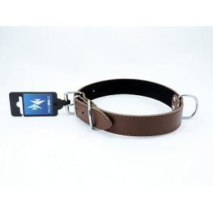 PROFIZOO Obojok STELLA, podšitý filcom (30mm x 65cm) hnedá