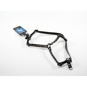 PROFIZOO Kšírky koženka, VLNKY č.1 čierna