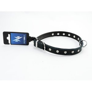 PROFIZOO Obojok zdobený kamienkami (16mm x 45cm) zelená