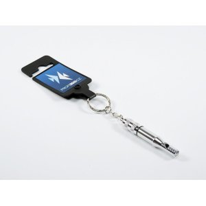 PROFIZOO Píšťalka kovová strieborná