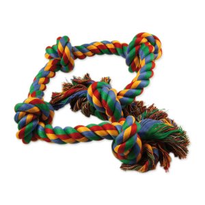 Uzol DOG FANTASY bavlnený farebný 5 knôtov 95 cm