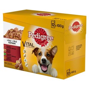 PEDIGREE Adult vrecko v želé 12pack 1200 g