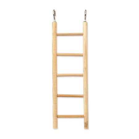 Rebrík BIRD JEWEL drevený 5 priečok 22,5x5cm