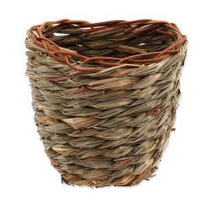 Hniezdo SMALL ANIMAL Košík trávny pletené 15x10x15cm