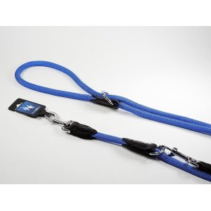 PROFIZOO Vodítko prepínacie lano JEDNOFAREBNÉ (12mm x 240cm) modrá