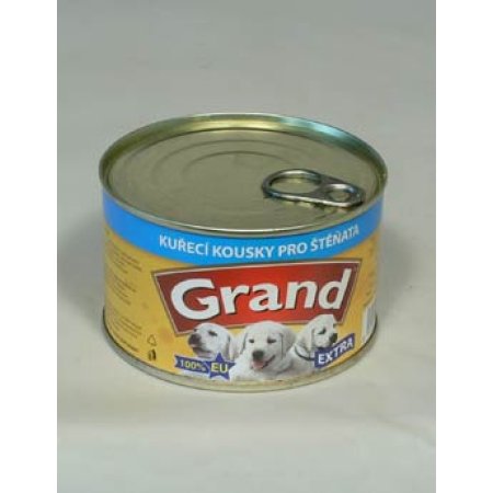 GRAND EXTRA - kuracie kúsky pre šteňatá 405 g