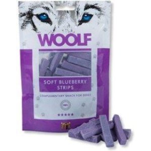 WOOLF pochúťka soft Blueberry strips 100g