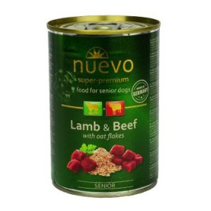 Nuevo pes senior jahňacie s ovsenými vl. konz. 400g
