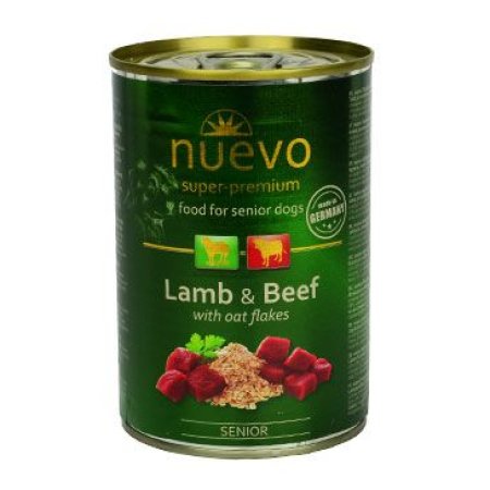 Nuevo pes senior jahňacie s ovsenými vl. konz. 400g