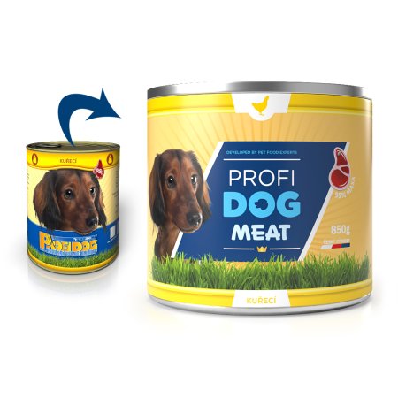 PROFIDOG konzerva kuracie 850g