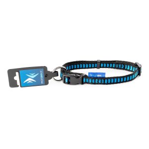 PROFIZOO Obojok Rebrík (15mm x 30-50cm) modrá