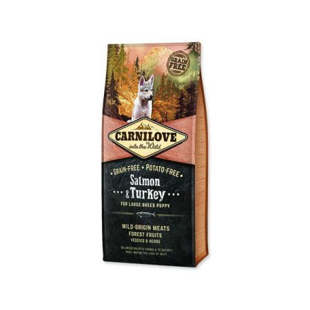 Carnilove Dog Salmon & Turkey pre Large Breed Puppies 12kg
