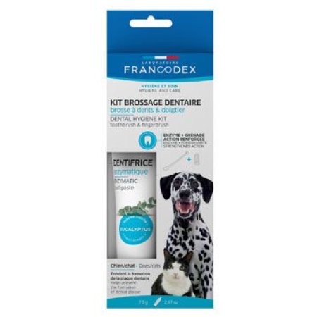 Francodex Dental Kit zubná pasta 70g + kefka