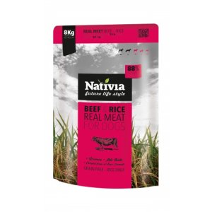 Nativia Real Meat beef & rice 8 kg