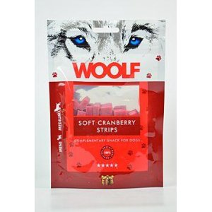 WOOLF pochúťka Soft Cranberry Strips 100g
