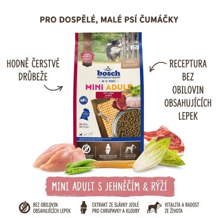 Bosch Mini Adult Lamb & Rice 15 kg