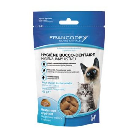 Francodex Pochúťka Breath Dental mačka 60g