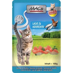 MACs Cat vrecko losos, hydina a bylinka 100g