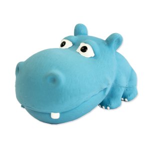 Hračka DOG FANTASY Latex veľké hlavy so zvukom mix farieb 9 cm