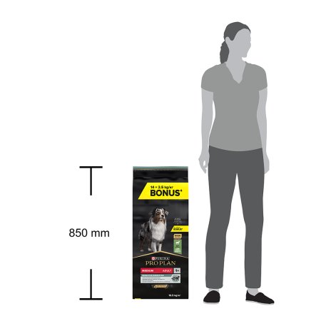 Pro Plan Medium Adult Sensitive Digestion jahňacie 14 + 2,5 kg