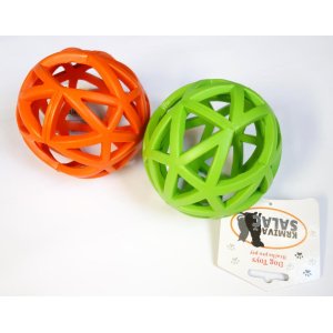 Dierovaná lopta zelená 12,5cm