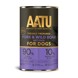 AATU Dog Wild Boar n Pork konzerva 400g