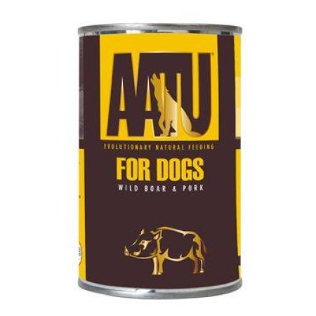 AATU Dog Wild Boar n Pork konzerva 400g