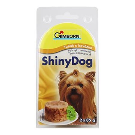Gimborn konz. ShinyDog tuniak/hovädzie 2x85g