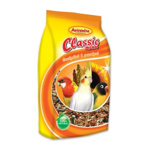 Krmivo AVICENTRA štandard pre malé papagáje 1kg