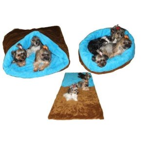 Pelech MAX - škoricová/modrá