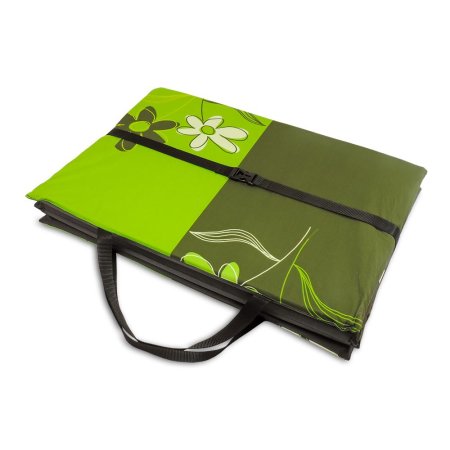 PROFIZOO Skladacie Plážové Molitanové Lehátko 130cm zelený kvietok (bav)