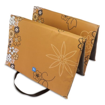 PROFIZOO Skladacie Plážové Molitanové Lehátko 130cm hnedý kvietok (bav)