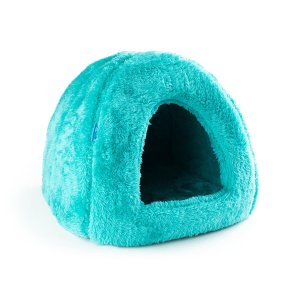 PROFIZOO Pelech Domček Iglu 45 tyrkysová (Plys)