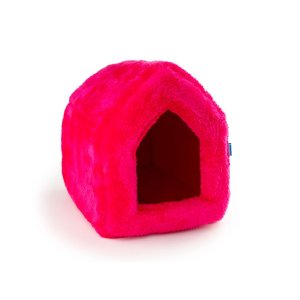 PROFIZOO Pelech Domček 35cm ružová (Plys)