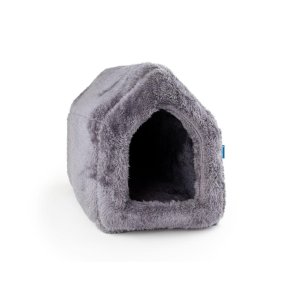 PROFIZOO Pelech Domček 45cm šedá (Plys)