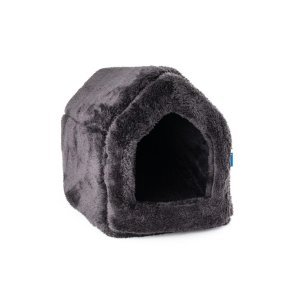 PROFIZOO Pelech Domček 45cm čierna (Plys)