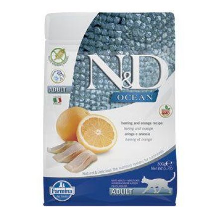 N&D OCEAN CAT Adult Herring & Orange 1,5kg