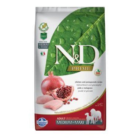 N&D PRIME DOG M/L Adult Chicken & Pomegranate 2,5kg