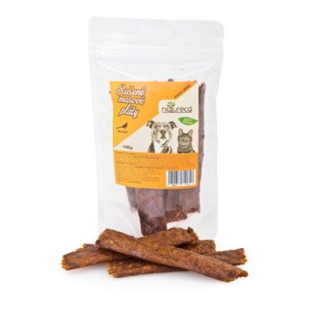 NATURECA pochúťka Mäsové pláty-Bažant, 100% mäso 100g