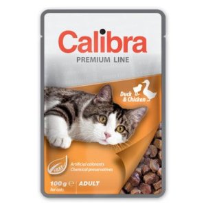 Calibra Cat vrecko Premium Adult Duck & Chicken 100g