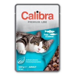 Calibra Cat vrecko Premium Adult Trout & Salmon 100g