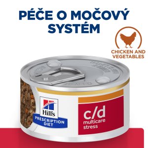 Hill’s PD Stew c/d Stress Starostlivosť o močový systém pre mačky 82 g