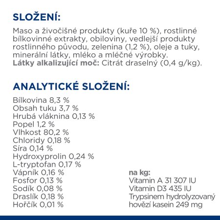 Hill’s PD Stew c/d Stress Starostlivosť o močový systém pre mačky 82 g