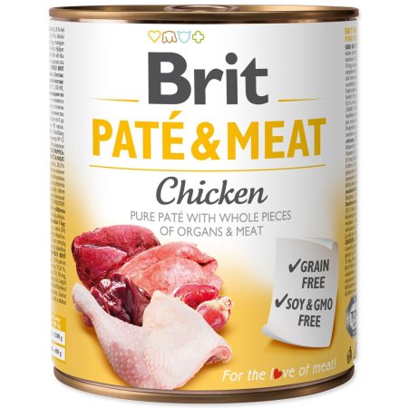 Brit Dog konz Paté & Meat Chicken 800g