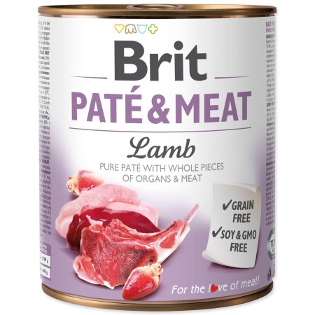 Brit Dog konz Paté & Meat Lamb 800g