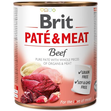 Brit Dog konz Paté & Meat Beef 800g