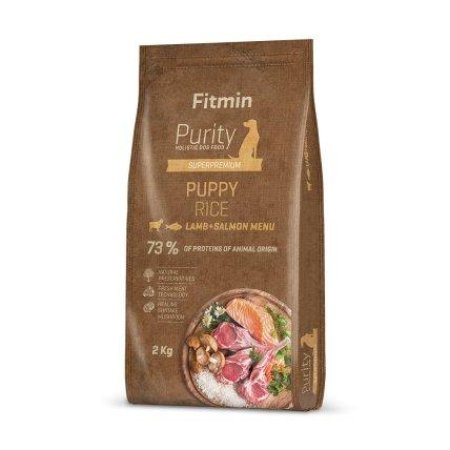Fitmin dog Purity Rice Puppy Lamb&Salmon 2 kg